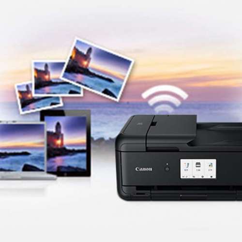 A3少用機無盒合小型公司5色780xL 781墨盒有快速雙面copyCANON TS9570 Scan Printer...