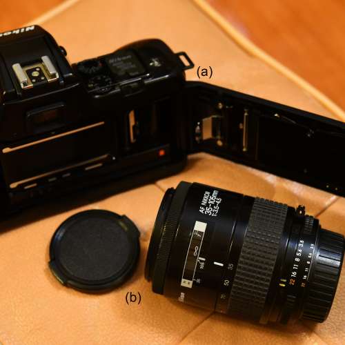 平玩極新菲林機: Nikon F-401連日期機背配Nikkor 35-105mm變焦鏡