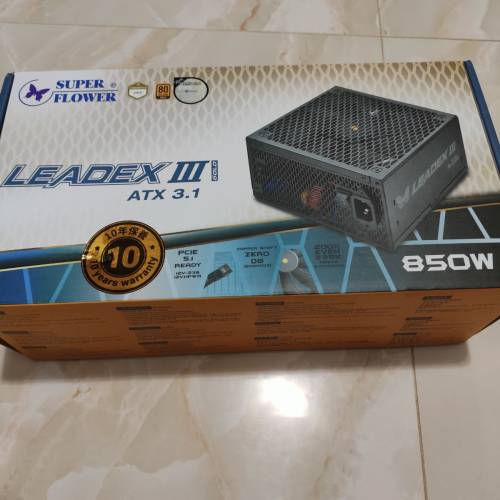 Super Flower Leadex III ATX 3.1 Gold 850W 全模組 電腦火牛