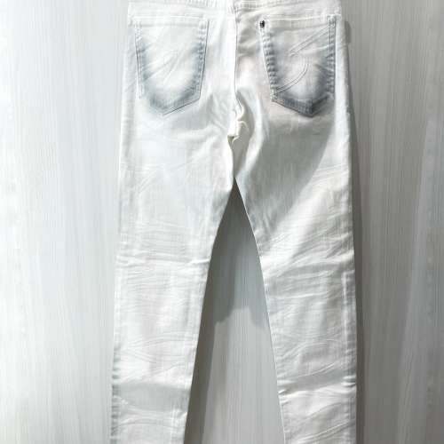 日本潮牌 Semantic Design Distressed Jeans 男裝S碼 修身仿舊牛仔褲 灰白色 Smart...