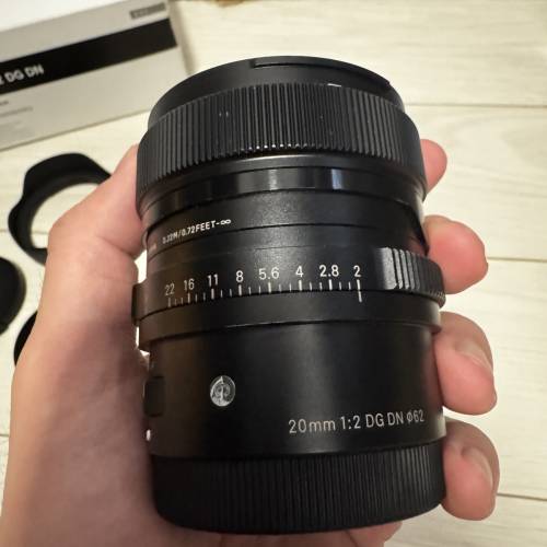 SIGMA 20mm F2 DG DN 鏡頭 E mount Sony