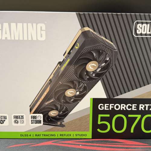 行貨ZOTAC 5070 Ti SOLID CORE OC 16GB