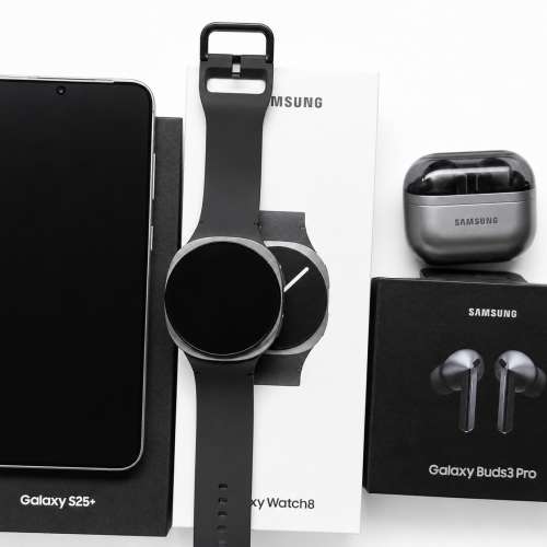 Samsung 全家桶S25+, buds 3 pro, watch