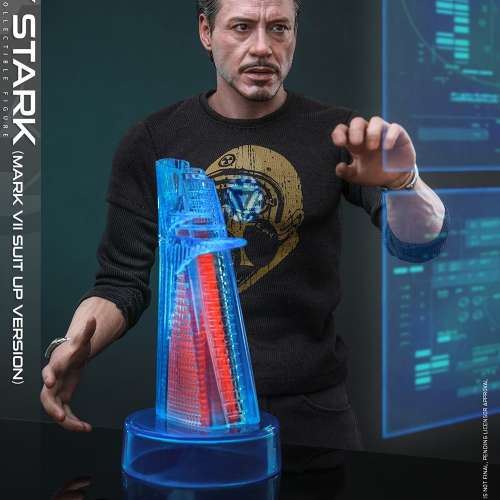 [清位]全新Hot Toys The Avengers 1:6 Tony Stark & 《幪面超人BLACK SUN》黑日,影...