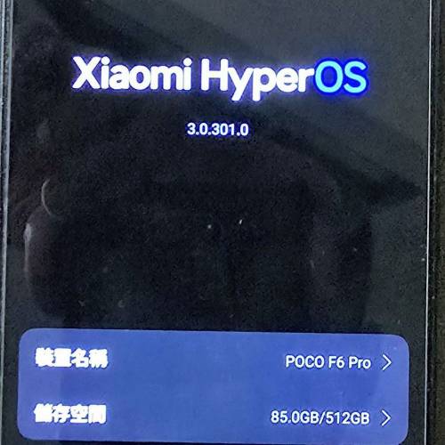 約99%新 小米 Poco 6 Pro (512GB) 港行雙卡 (1200港元 海怡站交收)