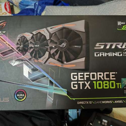 新淨 港行 華碩 ASUS ROG Strix GeForce GTX 1080 Ti 11g 顯示卡 電競 三風扇 組合...