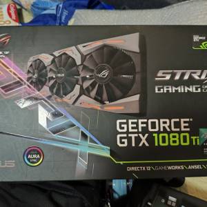 新淨 港行 華碩 ASUS ROG Strix GeForce GTX 1080 Ti 11g 顯示卡 電競 三風扇 組合...