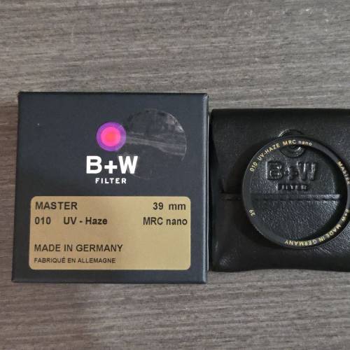 B+W master uv 39mm for sony fujifilm nikon canon panasonic olympus