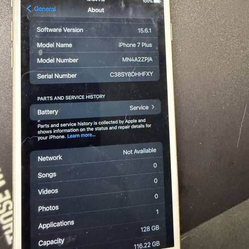 Iphone 7 plus 128gb
