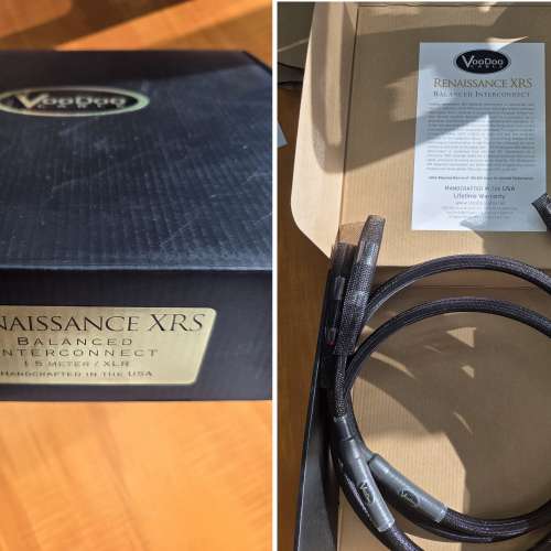 VooDoo Renaissance XRS 1.5M XLR Cable