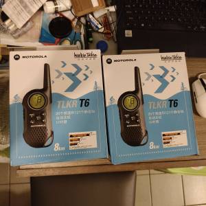 「可議價」「 全新未拆」 Motorola TLKR T6對講機4盒現貨 露營/團隊必用