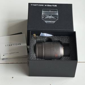 TTArtisan（銘像光學）50mm f/0.95超大光圈鏡頭 M mount 鈦金屬限量版
