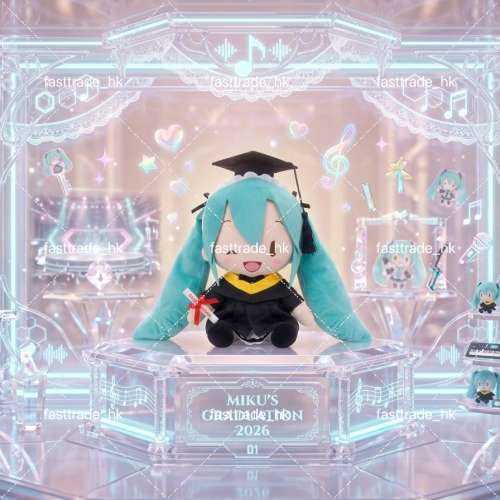 睇內文&middot;不轉WhatsApp或電話‼️訂購：日本正版初音未來畢業公仔 初音畢業公仔 Hat...