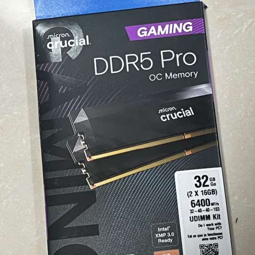 Crucial DDR5 Pro 32GB 6400MHz CL32 RAM