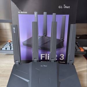 GL-iNet GL-BE9300 Flit 3 WiFi 7 Router 三頻Wi-Fi 7路由器