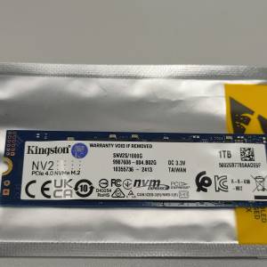 Kingston NV2 1TB PCIe 4.0 NVMe M.2 SSD