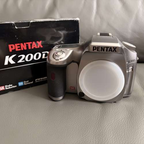 Pentax K200D 極罕收藏級銀色 最後一代CCD