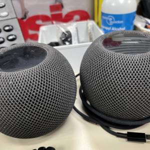 Apple HomePod mini 黑色一對 95%新 盒配件全齊