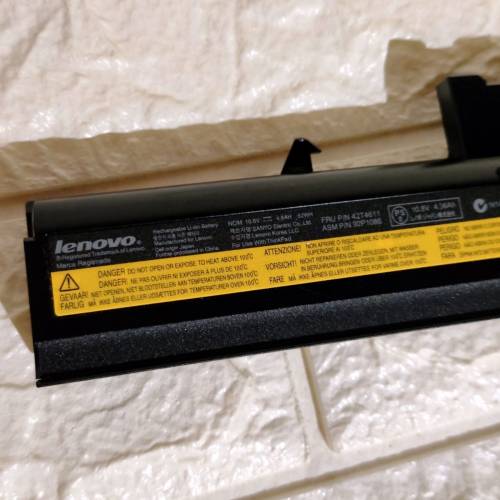 95%新行貨Lenovo 42T4611 10.8V 4.36Ah 52WH手提電腦鋰電池 日本裝造