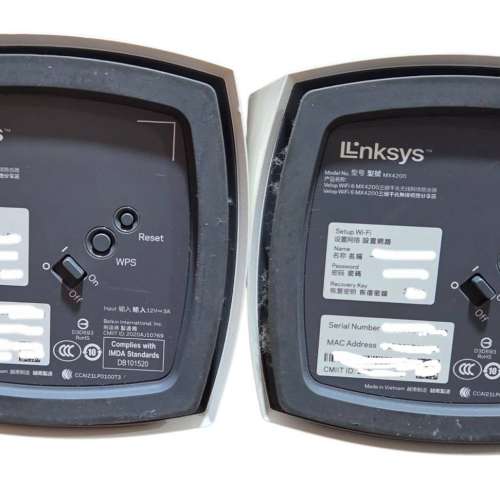 Linksys Velop MX4200 雙頻 Mesh WiFi 6 路由器 二隻