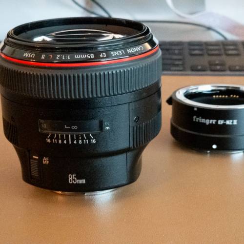 Canon EF 85 1.2L ii ， Fringer EF to Z ii