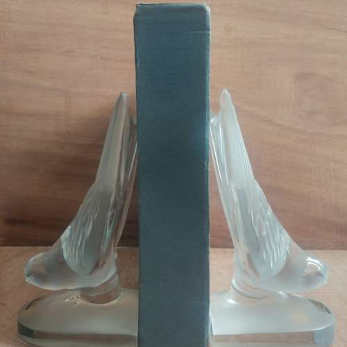 LALIQUE - Crystal Bookend BIRD 書擋小鳥雀仔 4