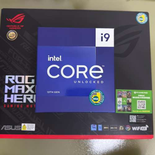 CPU Intel i9-13900K+ROG Z790 HERO