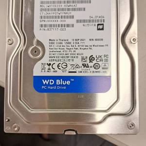 WD Blue 3.5" 1TB SATA WD10EZEX 硬碟 hard disk 7200 rpm 64MB cache