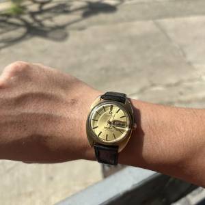 omega constellation 168.0057 18k gold watch