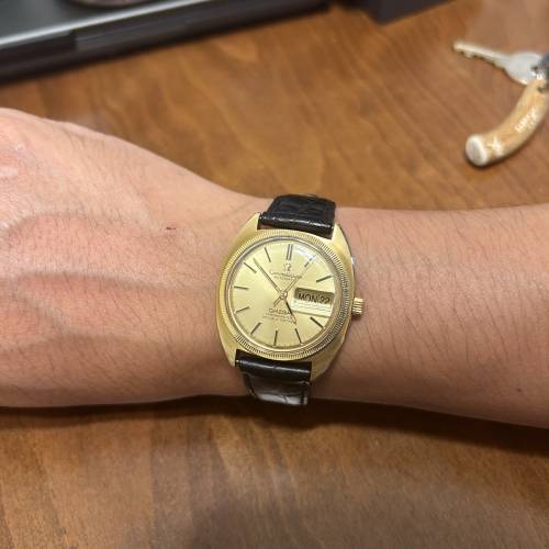 omega constellation 168.0057 18k gold watch