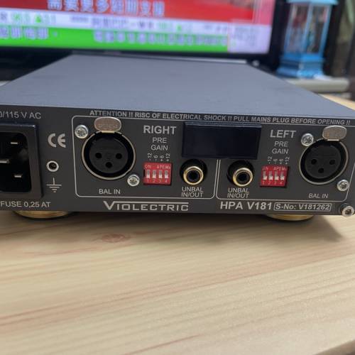 Violectric V181 headphone amp 德式經典平衡耳放型號（已全面升級op-amp) 純耳擴 前...