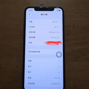 日版 iPhone 11 Pro 256GB 銀色