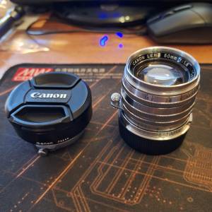 Canon 50mm F1.8 LTM (有塵有霞).   不影響成像, 附實拍相片.