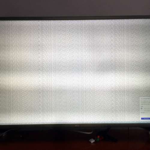 $800 樂金 LG 43吋 43UH6500 超高清數碼電視機 (底邊有一條光線 無花 無崩 無偏色 ...