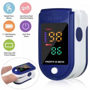 Finger Tip Pulse Oximeter with (Large Color Digital Display) (血氧/脈搏機) 自...