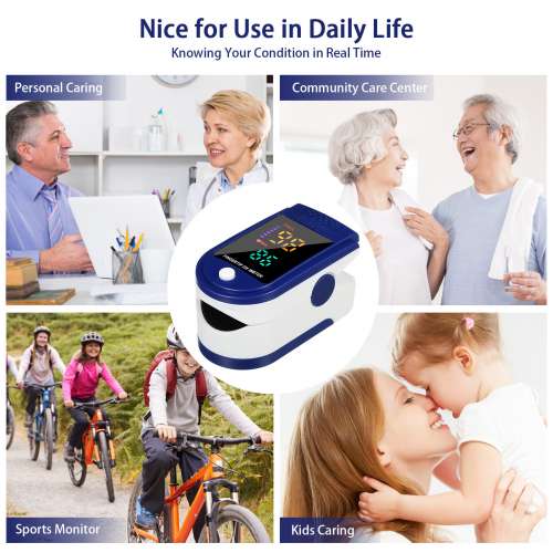 Finger Tip Pulse Oximeter with (Large Color Digital Display) (血氧/脈搏機) 自...