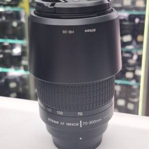 NIKON AF NIKKOR 70-300MM F4-5.6G 95% NEW