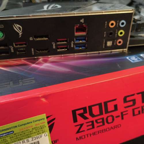 ROG STRIX Z390-F GAMING ATX主版 ((正版Window11Pro)) Socket 1151 支援8、9代CPU