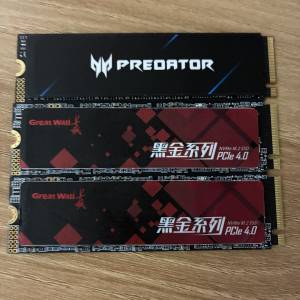 4TB SSD Gen4 M.2 Acer predator 固態硬碟