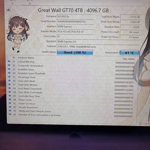 4TB SSD Gen4 M.2 Acer predator 固態硬碟