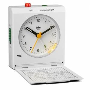 ( 全新行貨 )德國百靈牌Braun BNC005 White Analogue Clock W/Reflex Control