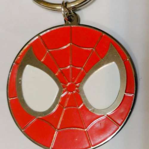 Vintage 2001 THE AMAZING SPIDERMAN Metal Keychain ~RARE~ 蜘蛛俠 匙扣