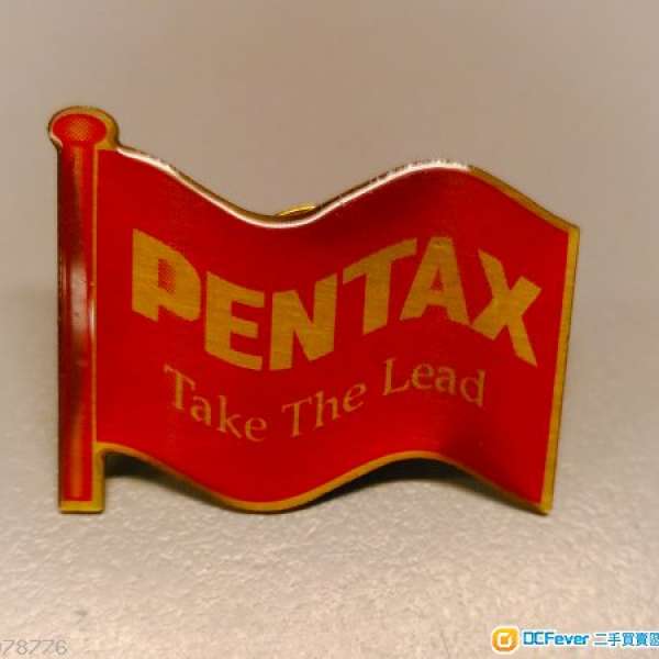 Vintage PENTAX pin 賓得 徽章 襟章 相機 camera