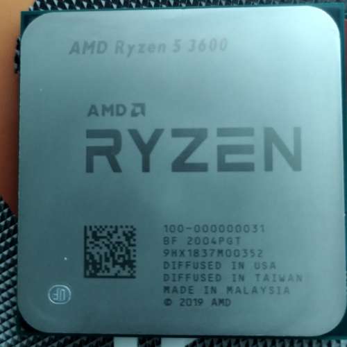 (未售) AMD Ryzen 5 3600
