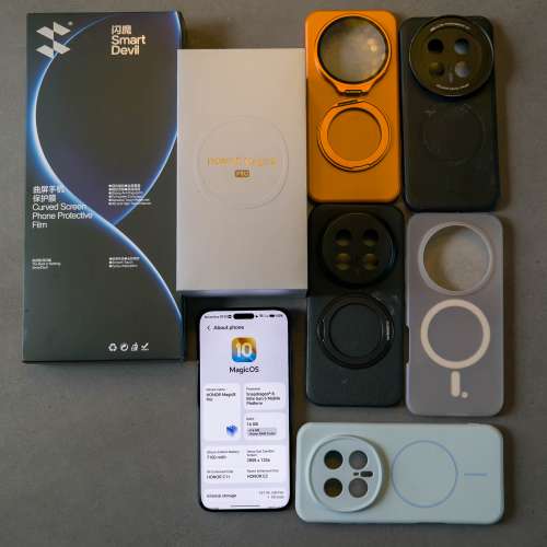 HONOR Magic 8 Pro 16+1TB 絨黑色｜豐澤行貨 + 延長保養｜送 6 個保護殼