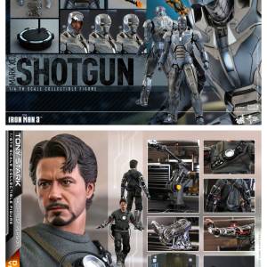 Hot Toys Iron Man Mark XL Shotgun / Tony Stark (Mech Test Version)