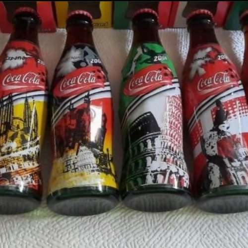 可口可樂世界盃2004年紀念可樂樽 coca cola world cup bottles