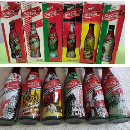可口可樂世界盃2004年紀念可樂樽 coca cola world cup bottles