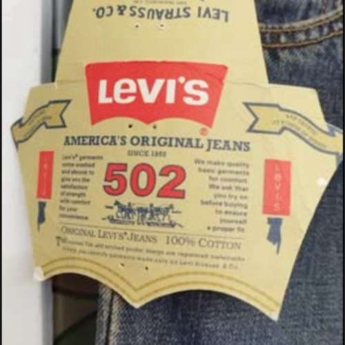 全新Levi&lsquo;s女裝古著502牛仔褲New ladies slim jeans denim trousers (W26 L32)原...