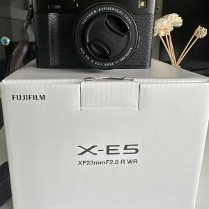 極新Fujifilm X-E5 連 XF 23mm f/2.8 R WR 鏡頭套裝
